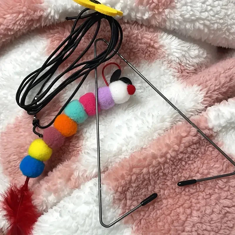 Juguete interactivo para gatos.