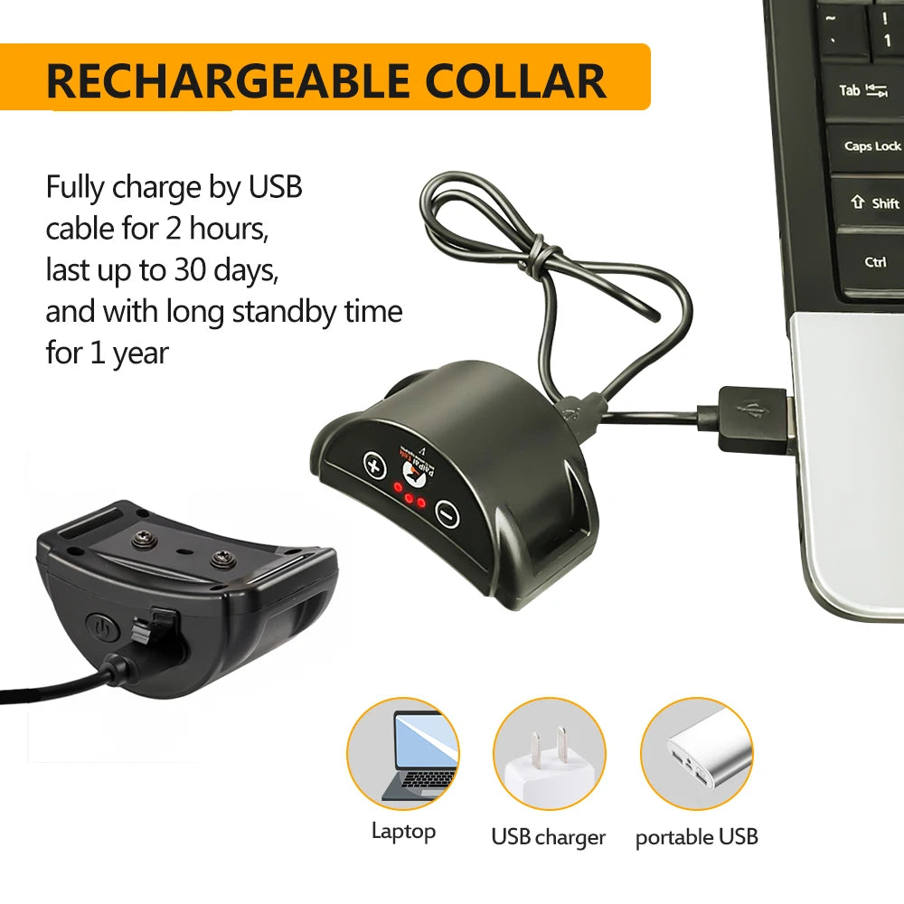 Anti-bark training collar. Vibration / NO SHOCK