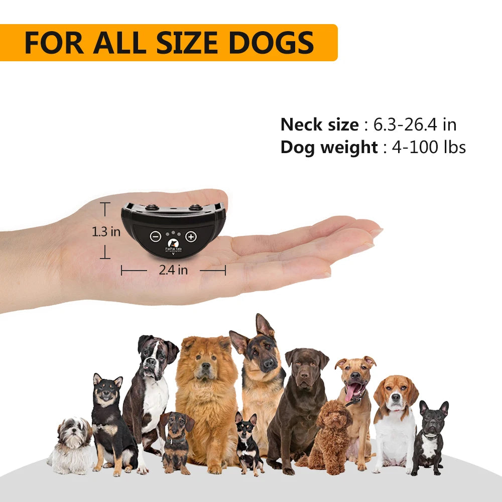 Anti-bark training collar. Vibration / NO SHOCK